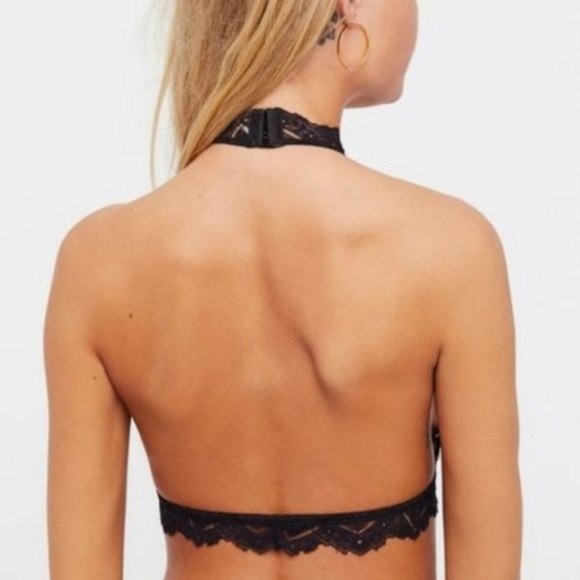 FP Moonstruck Highneck Halter Bralette Lace - Picture 5 of 8